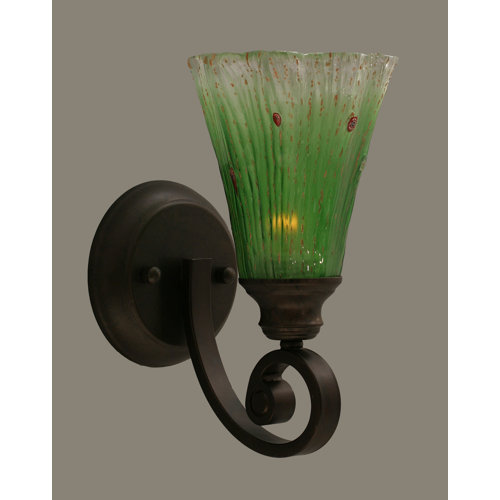 Toltec Lighting Curl 1 Light Wall Sconce