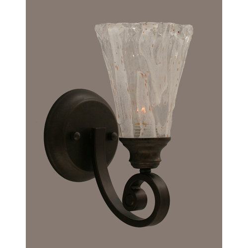 Toltec Lighting Curl 1 Light Wall Sconce