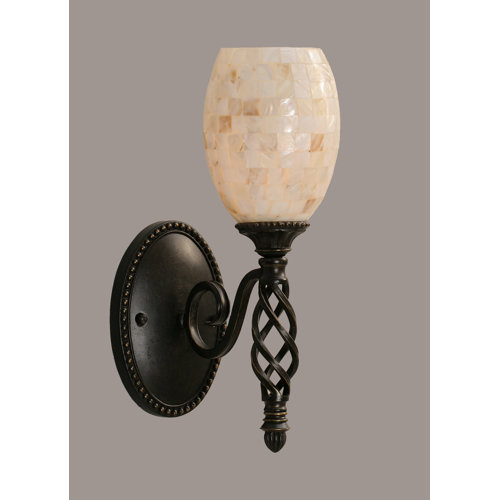Toltec Lighting Elegante 1 Light Wall Sconce