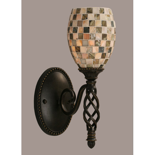 Toltec Lighting Elegante 1 Light Wall Sconce