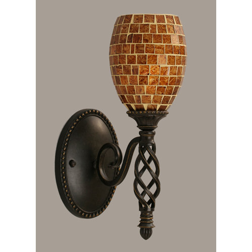 Toltec Lighting Elegante 1 Light Wall Sconce