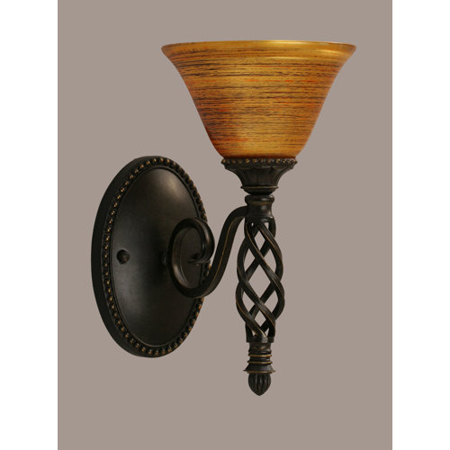 Toltec Lighting Elegante 1 Light Wall Sconce