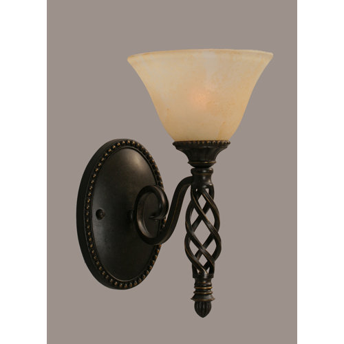 Toltec Lighting Elegante 1 Light Wall Sconce