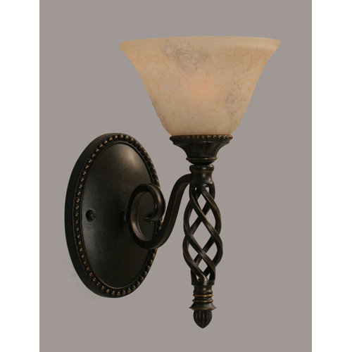 Toltec Lighting Elegante 1 Light Wall Sconce