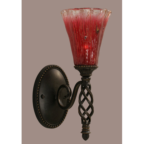 Toltec Lighting Elegante 1 Light Wall Sconce