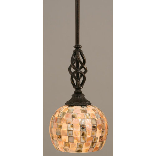 Toltec Lighting Eleganté Mini Pendant With Hang Straight Swivel