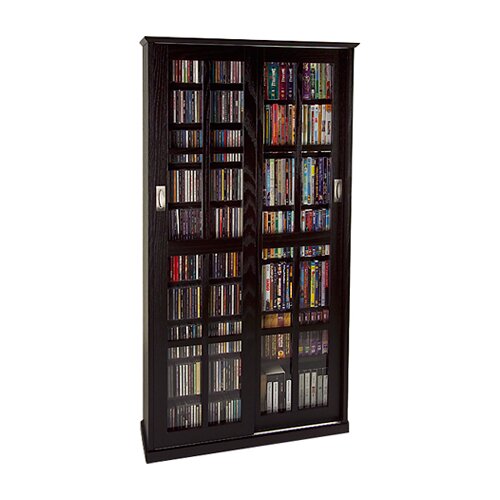 Leslie Dame Glass Door Multimedia Cabinet And Reviews Wayfair