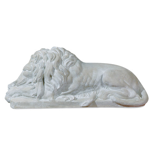 OrlandiStatuary Animals Sleeping Lion Statue & Reviews Wayfair