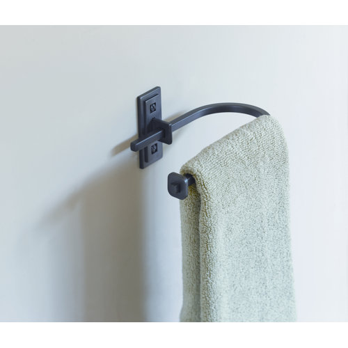 Hubbardton Metra Wall Mounted Curved Hand Towel/Tissue Holder