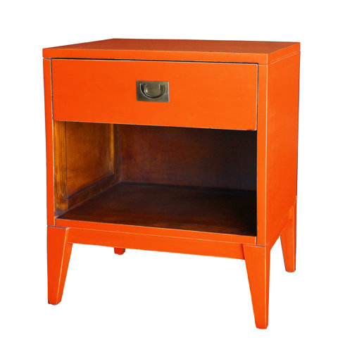 Antique Revival Petra Lacquer Nightstand & Reviews Wayfair