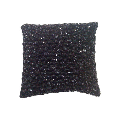 AV Home Jewel Beads and Silk Dupioni Throw Pillow & Reviews Wayfair