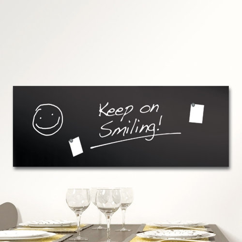 KitchenCraft Metro Kitchen Memo Board with Pen in Black