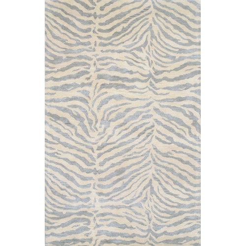 Bashian Rugs Norwalk Light Blue & Ivory Animal Print Area Rug & Reviews