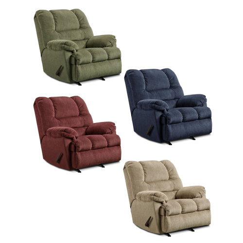 Simmons Upholstery Zig Zag Rocker Recliner & Reviews Wayfair