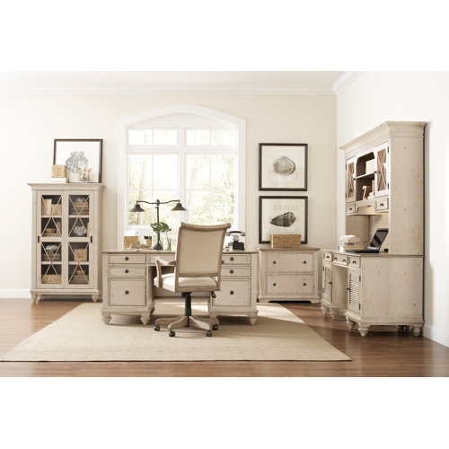Riverside Furniture Coventry Two Tone Standard Desk Office Suite