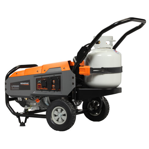 Portable LP 6,875 Watt Liquid Propane Generator with Wheel Kit Wayfair