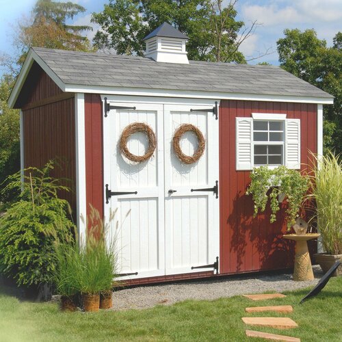  Cottage Company 8 Ft. W x 8 Ft. D Wood Garden Shed &amp; Reviews | Wayfair