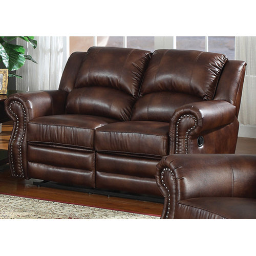 AC Pacific Fulton Sofa and Loveseat Set