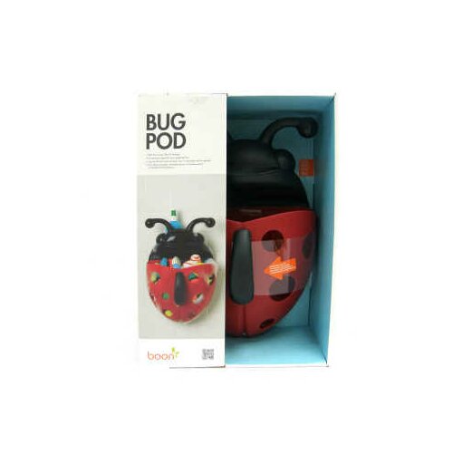 Boon Bug Pod Bath Toy Scoop in Red