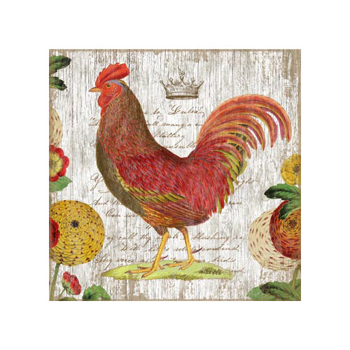 Suzanne Nicoll Rooster 2 Graphic Art Plaque Wayfair