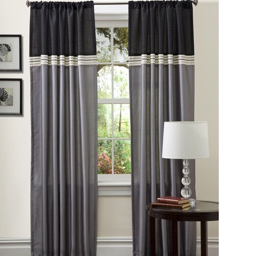 Lush Decor Terra Rod Pocket Curtain Single Panel