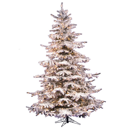 vickerman flocked sierra fir 7 5 white artificial vickerman flocked sierra fir 7 5 white artificial