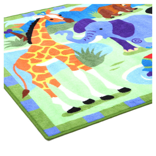 Fun Rugs Olive Kids Wild Animals Jungle Area Rug & Reviews Wayfair
