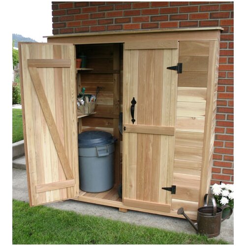Outdoor Living Today Garden Chalet 6.5ft. W x 3ft. D Wood Lean-To Shed