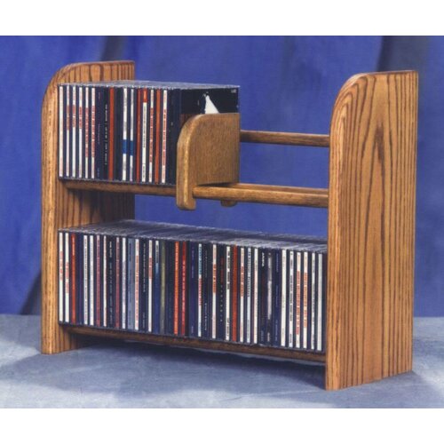 Wood Shed 200 Series 84 CD Multimedia Tabletop Storage Rack &amp; Reviews ...