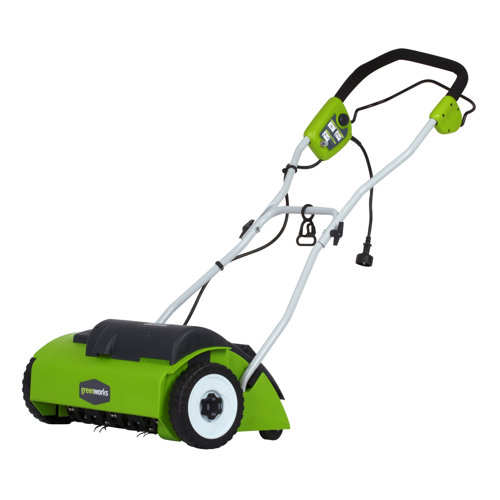 GreenWorks Tools 10A Electric Dethatcher & Reviews Wayfair