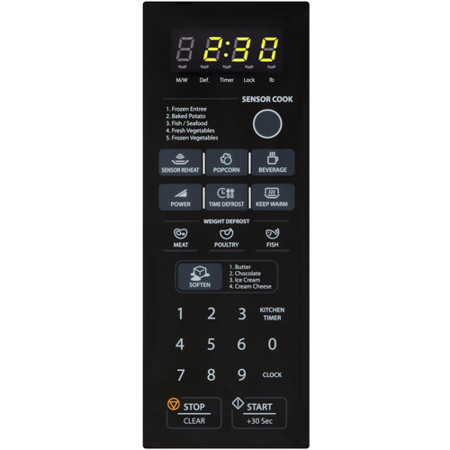 Sharp 2.2 Cu. Ft. 1200W Carousel Countertop Microwave & Reviews Wayfair