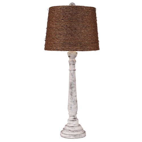 Coastal Living Round Buffet 31" H Table Lamp with Drum Shade Wayfair