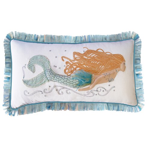 Rightside Design I Sea Life Pearl Of The Sea Mermaid Cotton Throw Pillow And Reviews Wayfair