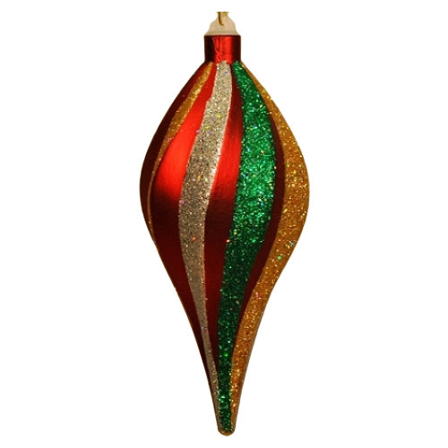 queens of christmas winl1105sprial teardrop ornament queens of christmas winl1105sprial teardrop ornament