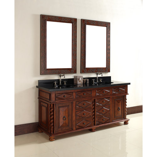 James Martin Furniture Continental 72" Double Vanity Base