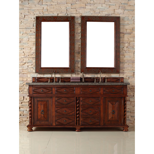 James Martin Furniture Continental 72" Double Vanity Base