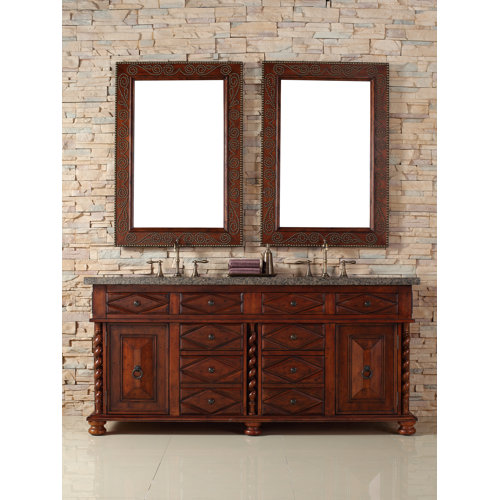 James Martin Furniture Continental 72" Double Vanity Base