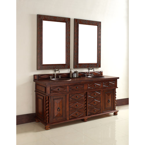 James Martin Furniture Continental 72" Double Vanity Base