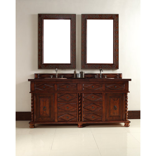 James Martin Furniture Continental 72" Double Vanity Base