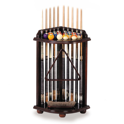 The Level Best Corner Pool Cue Rack & Reviews Wayfair