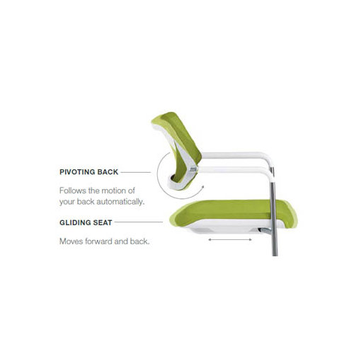 Steelcase 33.25" Mesh QiVi Office Chair with Arms & Reviews Wayfair