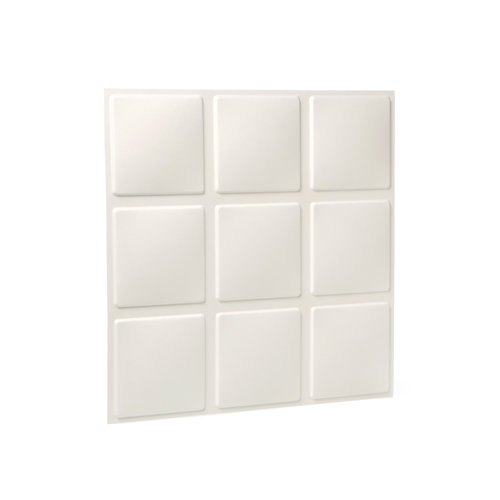 Inhabit Wall Flats Blueprint Geometric Embossed Wallpaper Tiles