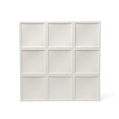 Inhabit Wall Flats Blueprint Geometric Embossed Wallpaper Tiles