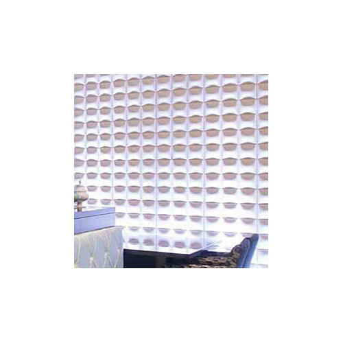 Inhabit Wall Flats Blueprint Geometric Embossed Wallpaper Tiles