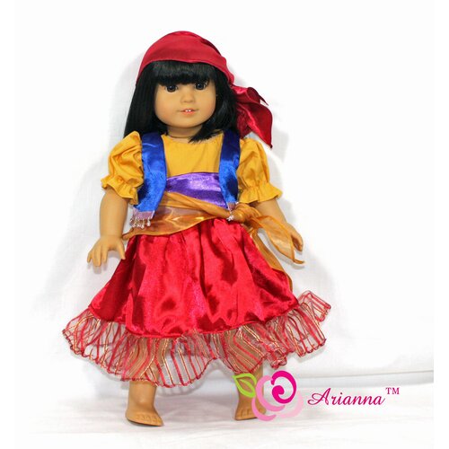 Arianna Esmeralda Gypsy Costume for 18 American Girl Doll