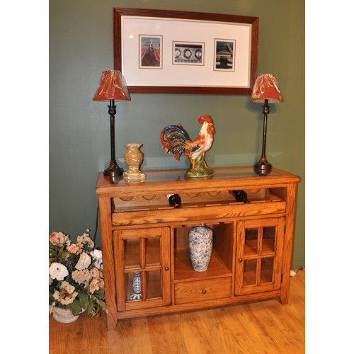ECI Rustic Oak Dining Server & Reviews Wayfair