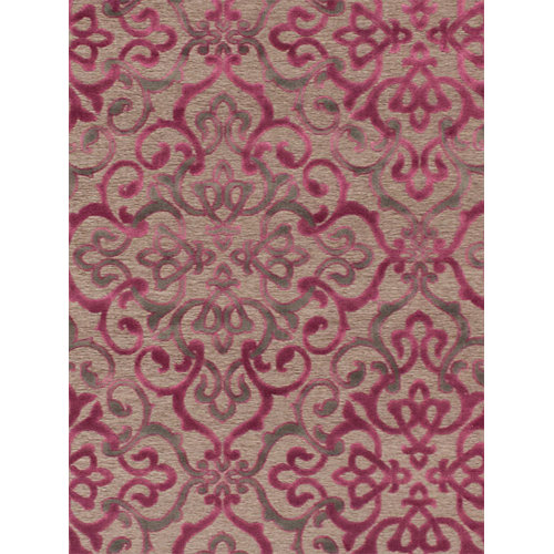 Alhambra Open Field Dark Pink/Light Gray Area Rug Wayfair