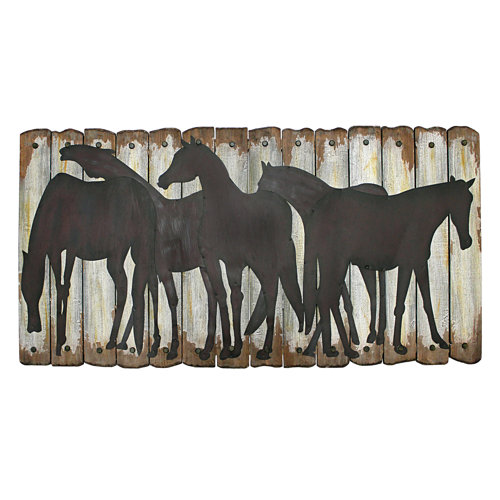 Pelipa Wooden Horse Plaque Wall Art Wayfair