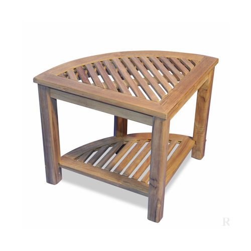 Regal Teak Corner End Table & Reviews Wayfair