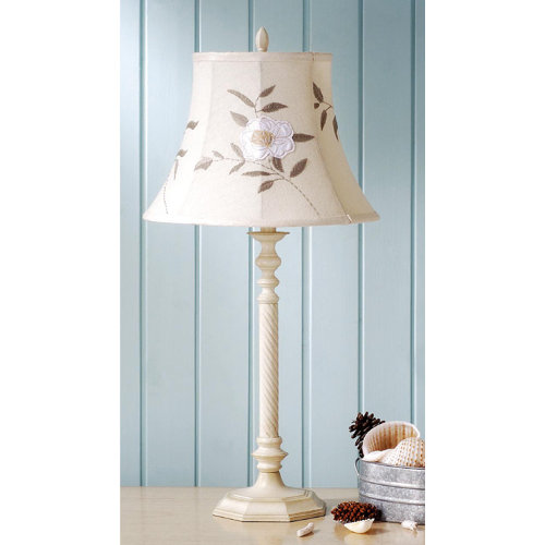 Laura Ashley Home Kendall 24" H Table Lamp with Bell Shade & Reviews